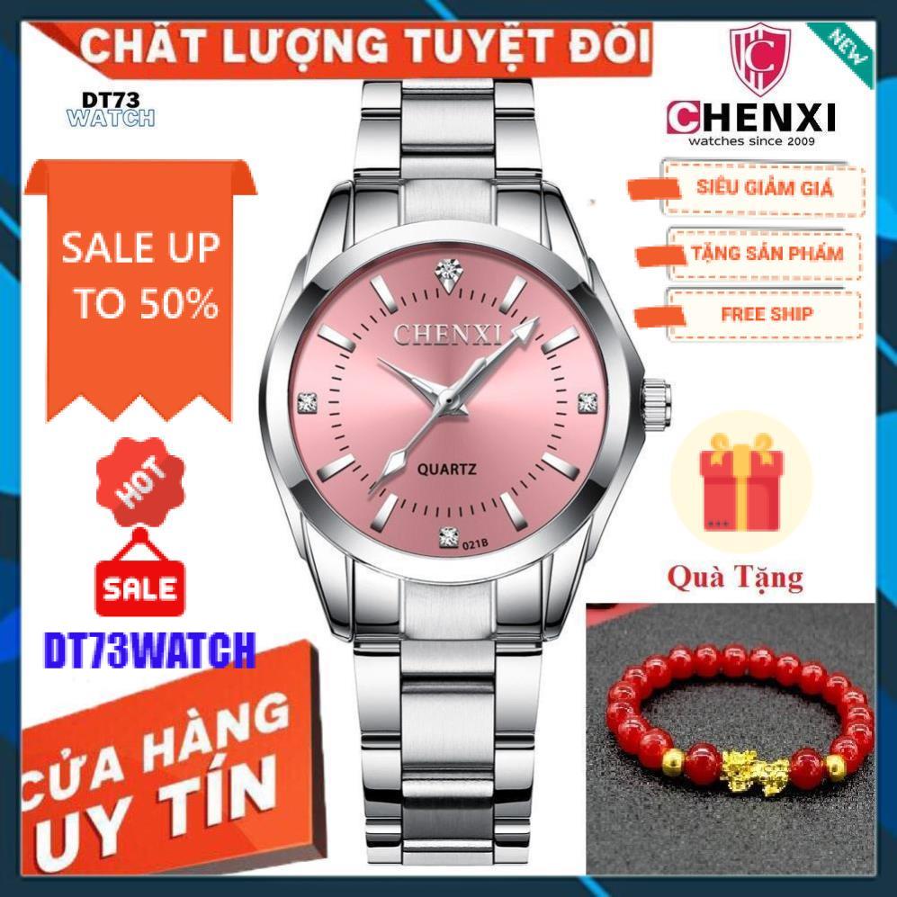 Đồng Hồ Nữ CHENXI Giá Rẻ Dây Kim Loại Cao Cấp Mặt Đồng Hồ Đính Đá Đẹp,Chống thấm nước,Bảo hành 12