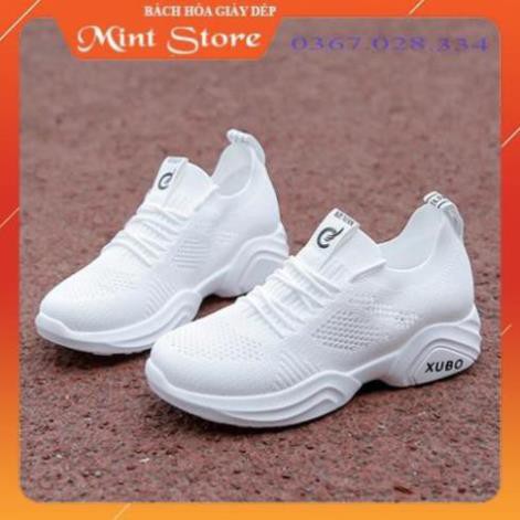 G GIÀY ĐỘN ĐẾ 3 PHÂN CỔ CHUN NỮ XUBO VẢI THOÁNG KHI ĐẸP - GIÀY THỂ THAO NỮ ĐÊ NHẸ G53 ' ^