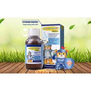 [Quà tặng xinh] Immuno Bimbi - Tăng cường hệ miễn dịch, hết ốm vặt, nâng cao sức đề kháng (Chai 200ml)