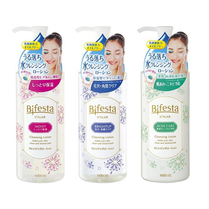 NƯỚC TẨY TRANG BIFESTA (CHAI 300ML) CHÍNH HÃNG CÓ 3 DÒNG: CHO DA MỤN - DƯỠNG ẨM - LÀM SÁNG DA