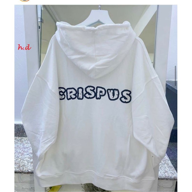 Áo khoác nỉ hoodie Crispus form thụng nam nữ