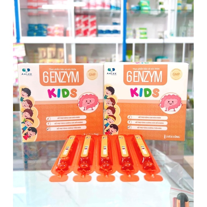 6ENZYM KIDS- Bé ăn ngon,hấp thu tốt