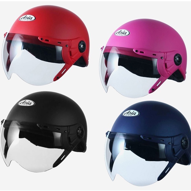 Nón nửa đầu Asia kính MT105K - Hồng sen nhám