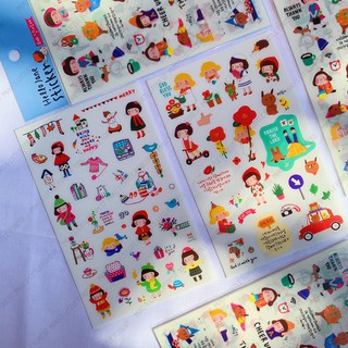 SET 06 TẤM STICKER HELLO JANE | MST265