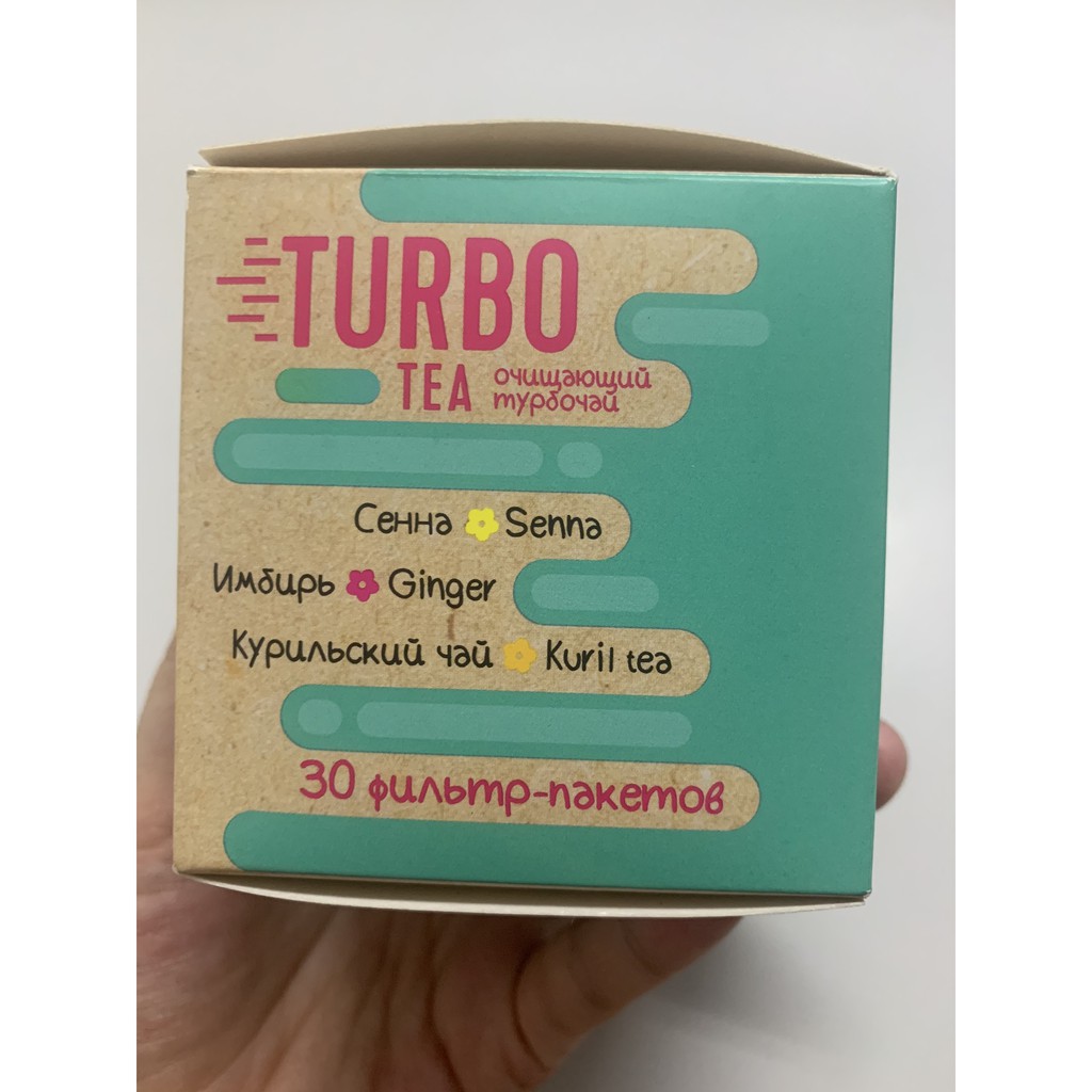 Thực phẩm bảo vệ sức khỏe Trà thảo mộc YOO GO Turbo tea (Thải độc, giảm cân) mẫu mới của trà T body