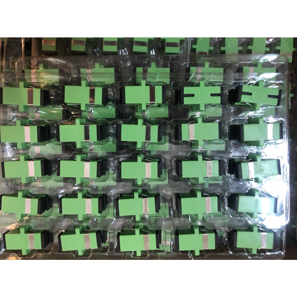 10 Đầu nối dây quang - Coupler SC APC - Adapter quang SC-APC