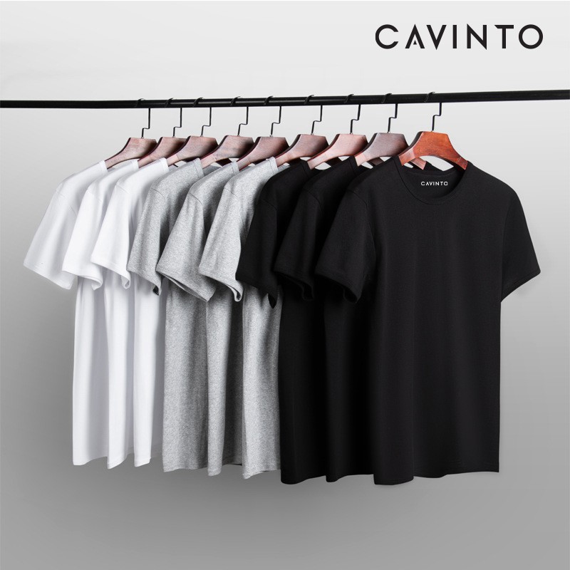 (MUA 2 TẶNG 1) Áo thun nam cổ tròn  vải Cotton co giãn,dày dặn, form Xlim Fit .