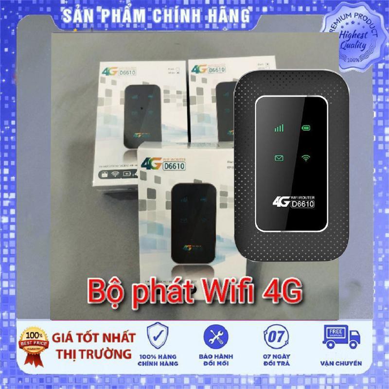 Phát Wifi Di Động 3G 4G VIETTEL D6610 - Điểm truy cập mạng hiện đại bộ phát wifi sóng mạnh VIETTEL D6610 4g lte