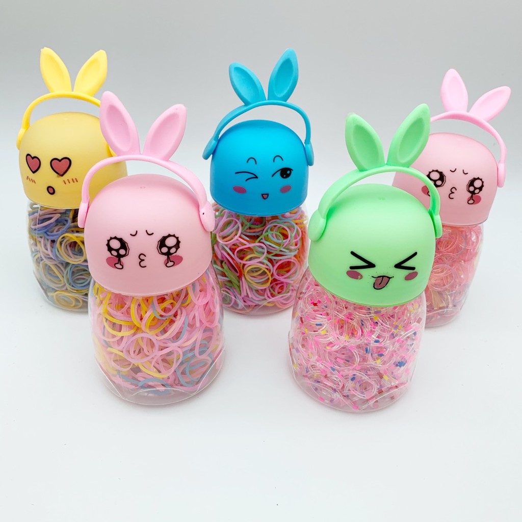 Ống dây thun buộc tóc cho bé - Ống dây nịt hình thú dễ thương