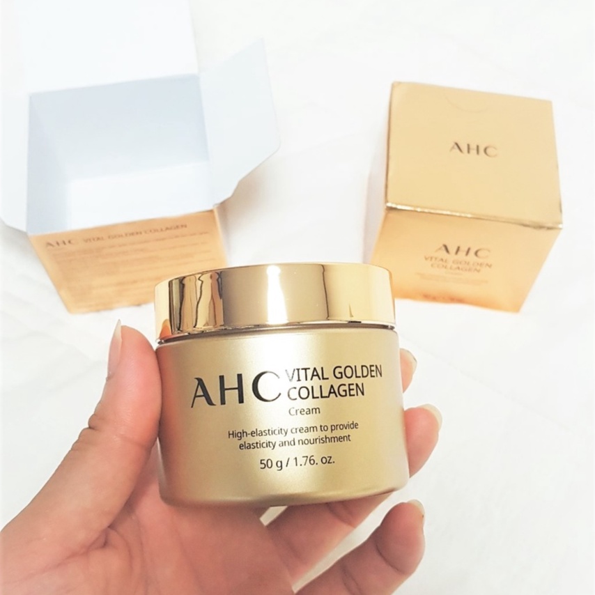 Kem dưỡng sáng da chống lão hóa AHC Premium Vital Golden Collagen Cream 50ml