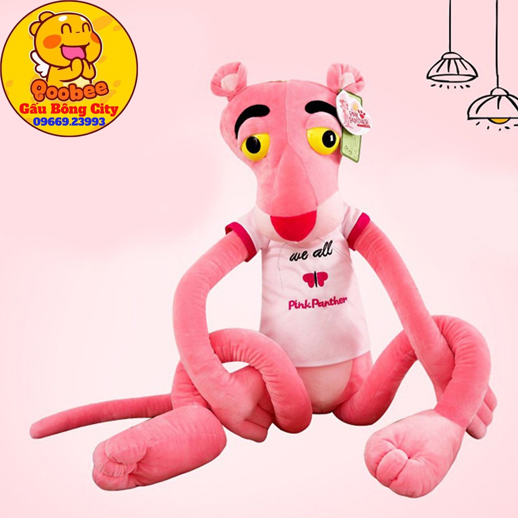 Báo Hồng Pink Panther - Đủ size 160cm - 130cm - 100cm - 80cm - 60cm - Gấu Bông City