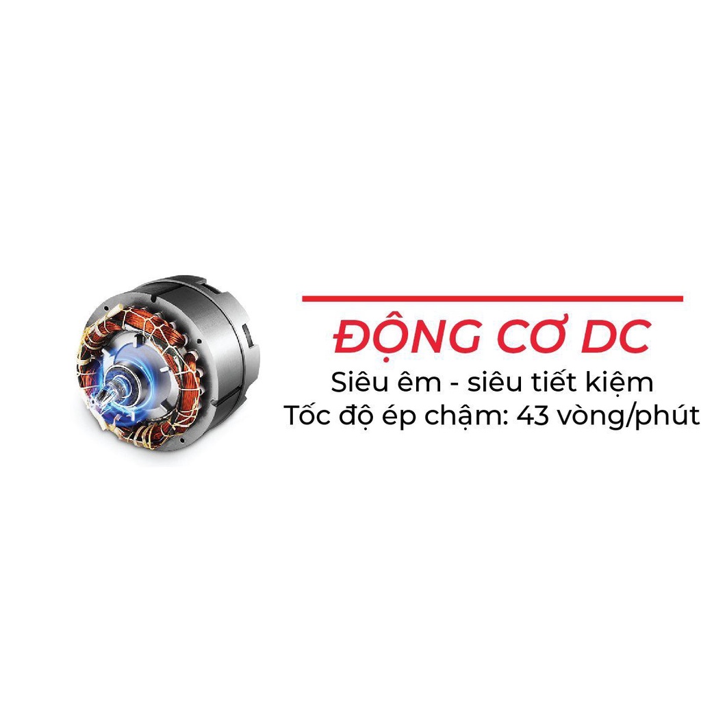 Máy ép chậm mini Rapido RSJ-120B và RSJ120 - Vệ sinh dễ - Dung tích 120ml - Động cơ DC siêu êm - Bảo hành 1 năm