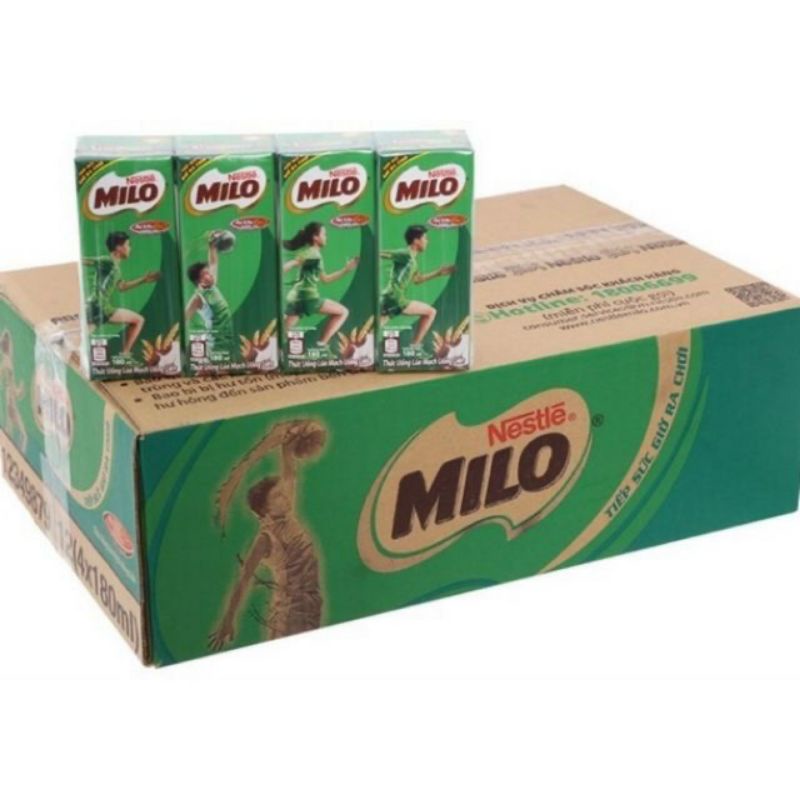 thùng (48) hộp Milo 180ml