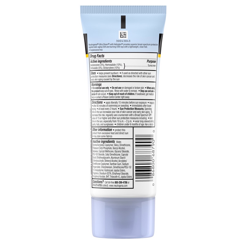 Chống nắng Neutrogena Ultra Sheer Dry Touch SPF 55