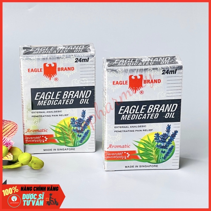 Dầu gió Con Ó EAGLE BRAND Singapore 24ml - Minpharmacy