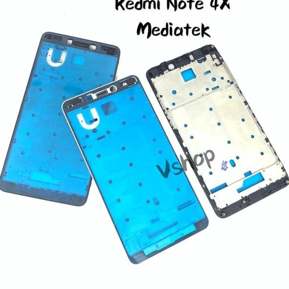 Bộ Khung Màn Hình Lcd + Xương Cho Xiaomi Redmi Note 4x Mediatek