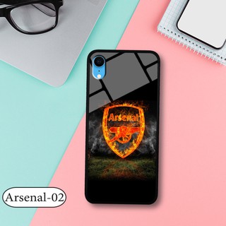 Ốp lưng kính 3D iPhone XR -hình đội bóng