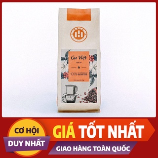 Cà phê sạch pha phin Hala Coffee 100% Robusta truyền thống 500gr
