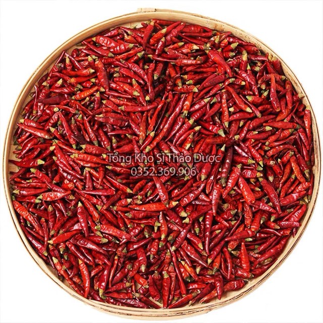 Ớt khô nguyên trái 100g (nguyên liệu lẩu tứ xuyên, thơm, cay nồng)
