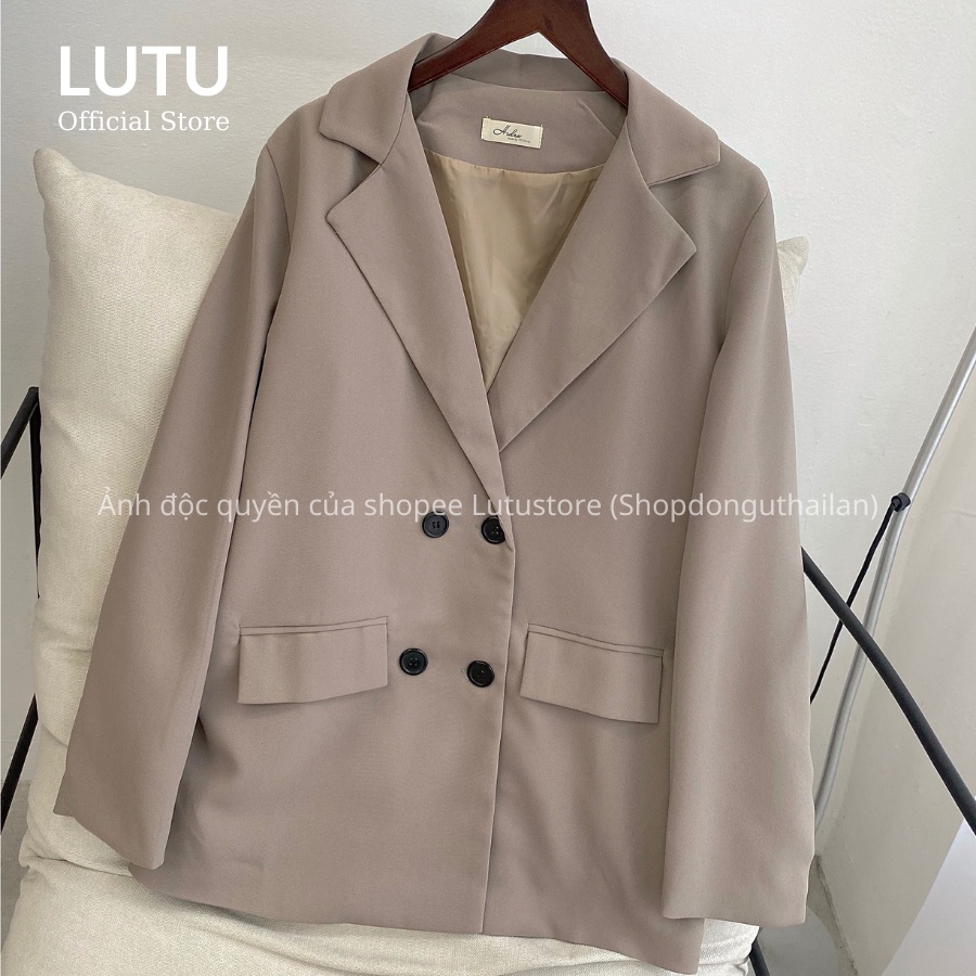 Áo blazer 2 lớp dài tay nhiều màu phong cách Hàn quốc Áo vest nữ khoác ngoài | BigBuy360 - bigbuy360.vn