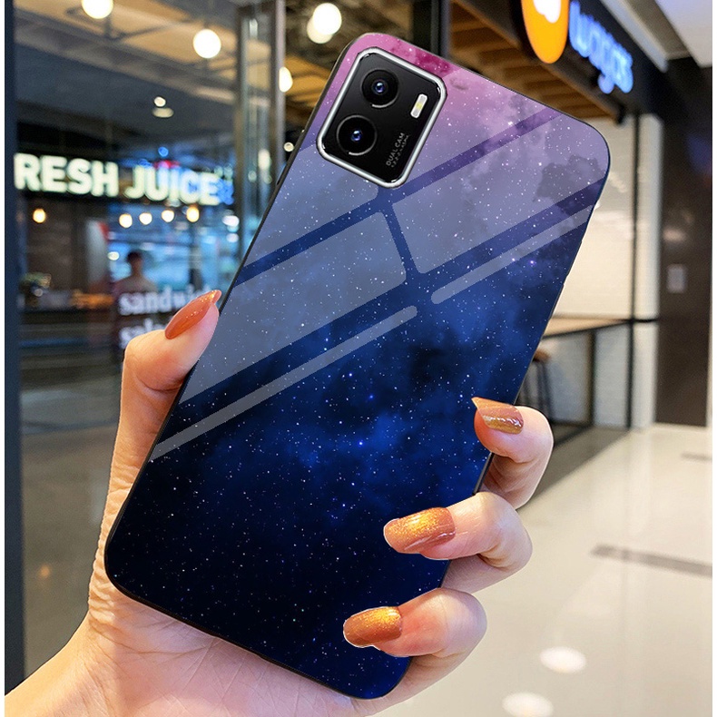 Ốp Lưng VIVO Y15S, Y15A, Y01 Ốp kính bóng cao cấp Phi Hành Gia