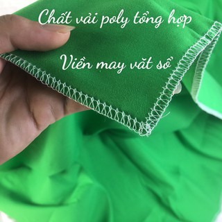 Phông Vải Nền, Phông Xanh Lá Cây, Quay video tách nền khổ lớn 2x3m (tặng kèm móc treo)