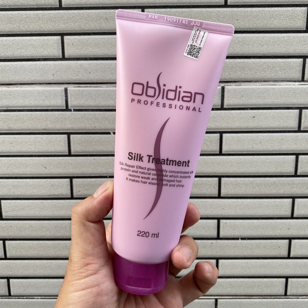 🇰🇷Obsidian-KOREA🇰🇷Hấp lạnh siêu mượt Obsidian Silk Treatment 220ml