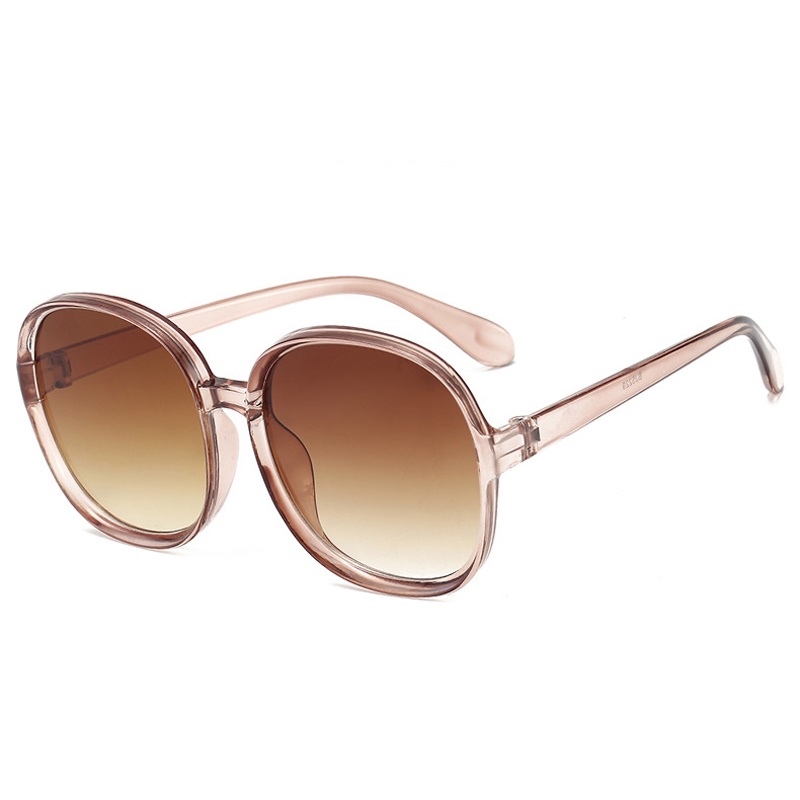 Kính mát SAMJUNE gọng tròn lớn phong cách cổ điển cho nữ