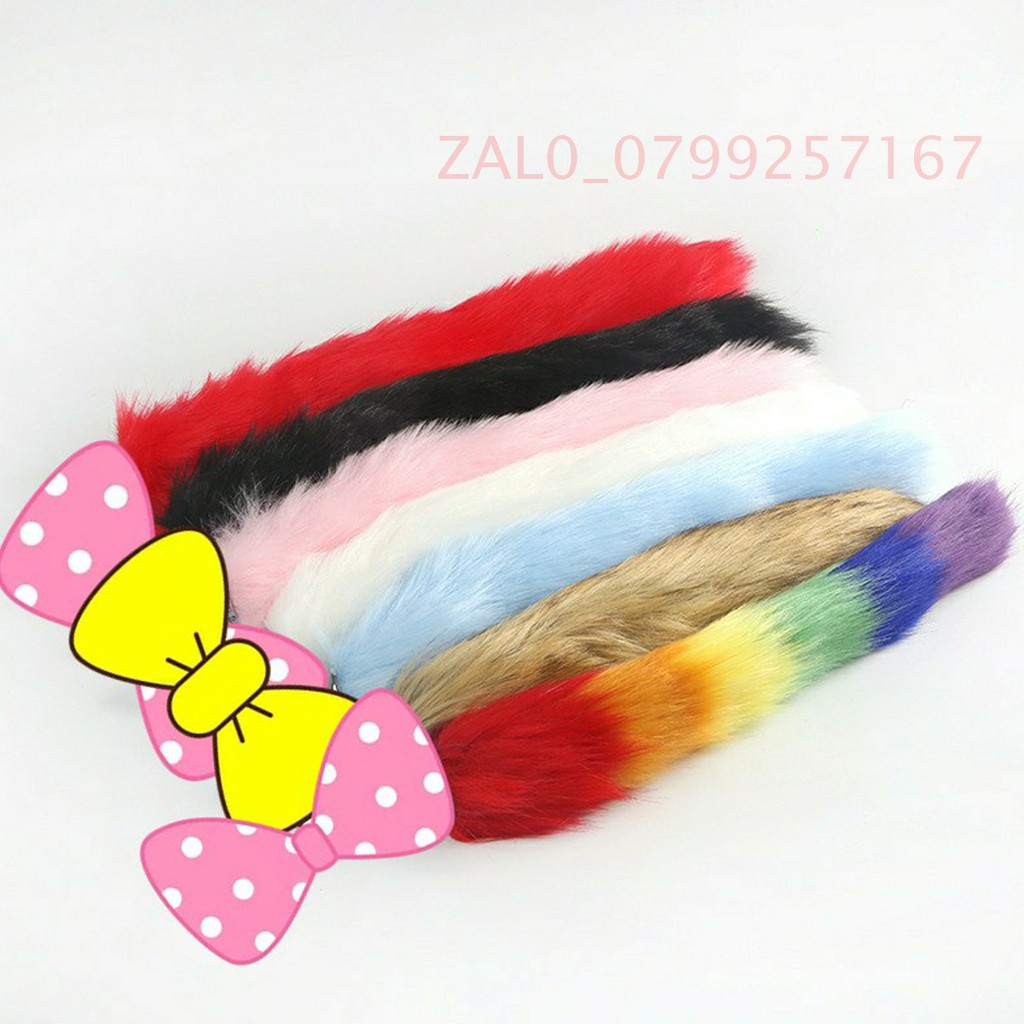 [Mã FASHIONGREEN15 giảm tới 30K đơn 99K] Đuôi cáo Cosplay lông xù sexy quyến rũ gợi cảm cho bạn gái ảnh thật | BigBuy360 - bigbuy360.vn