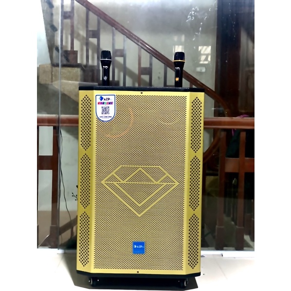 🎺🎺 Loa Kéo Cao cấp AzPro 2806 Bass 50- Ba đường tiếng, Công Suất cực khủng, Tặng kèm 2 Micro UHF xịn