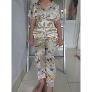 Bộ lụa pizama