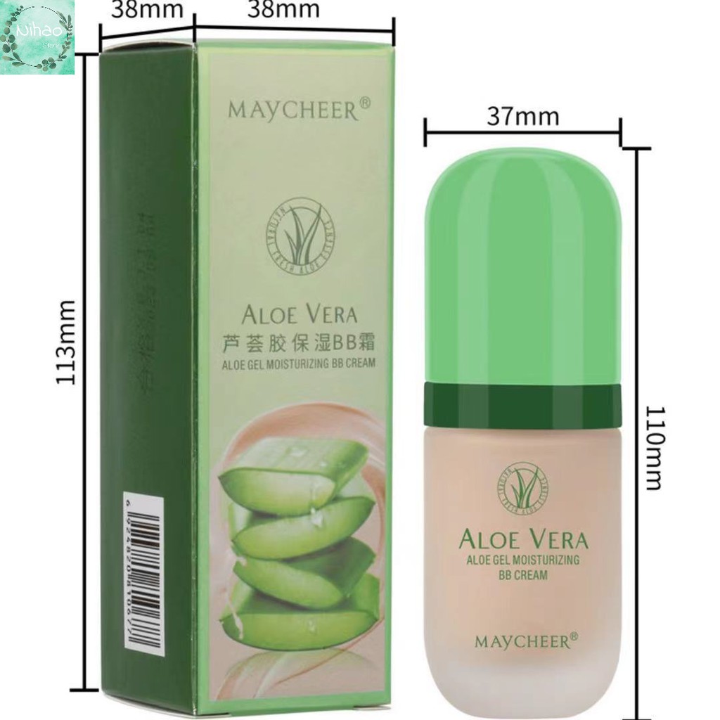 Kem che khuyết điểm Aloe Vera BB Cream CHIẾT XUẤT TỪ NHA ĐAM  MAYCHEER lâu trôi dưỡng da 30g | BigBuy360 - bigbuy360.vn