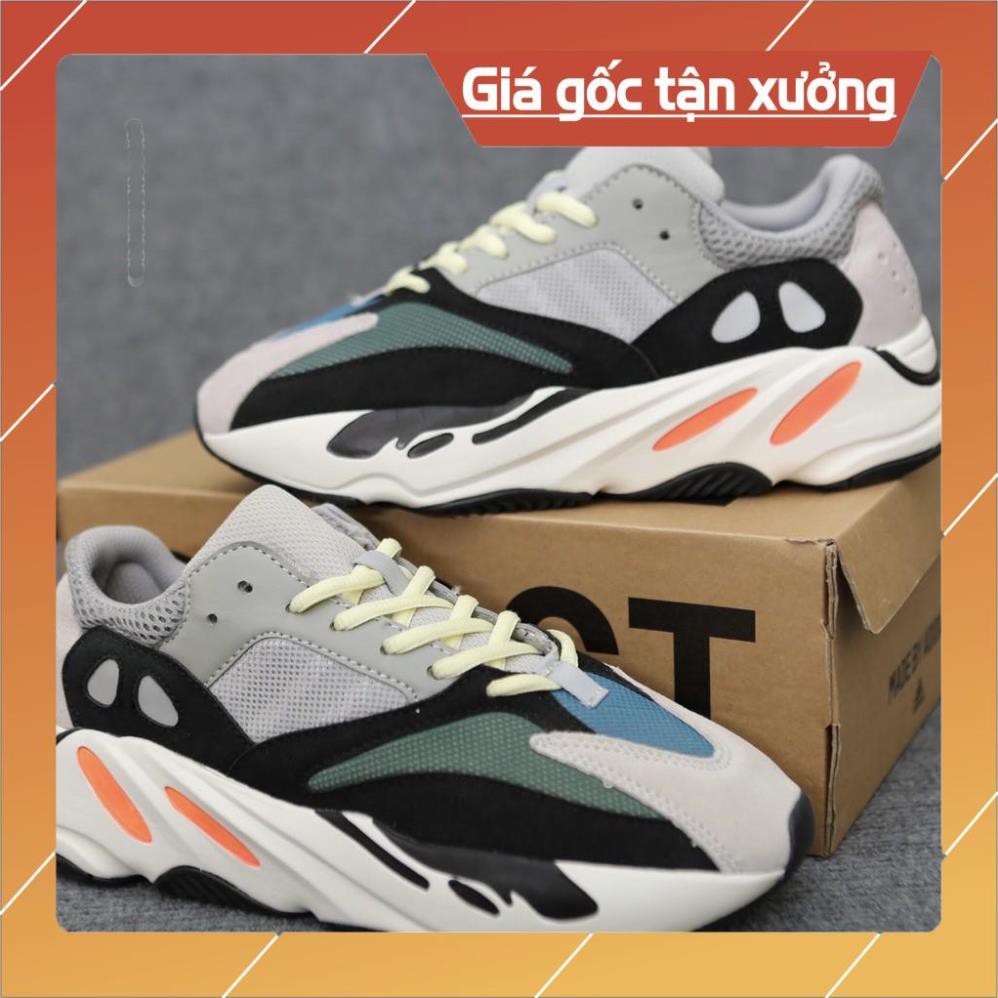 [Freeship+ Hàng Xịn] Giày Sneaker Nam Nữ Yz 700 Màu Trắng Xanh, Giày thể thao nam nữ cao cấp