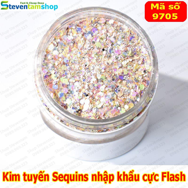 Kim tuyến Sequins siêu Flash 9705