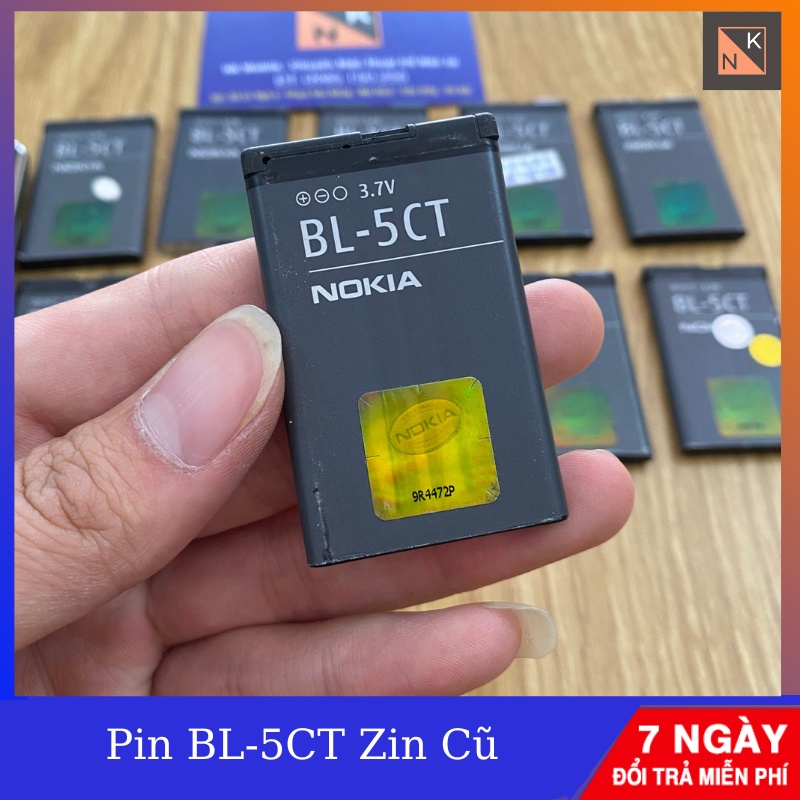 Pin Nokia BL-5CT Zin cũ bóc máy cho Nokia C5-00 / C5-02 / 6303c / 6303c / 6700s / 5220 /C3-01/ C6-00 / C6-02