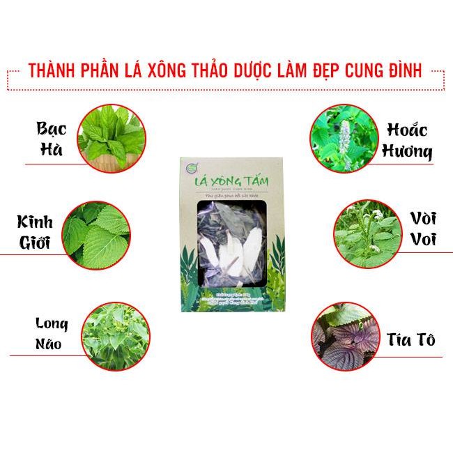 Lá xông tắm thảo dược Cung Đình (sau sinh)