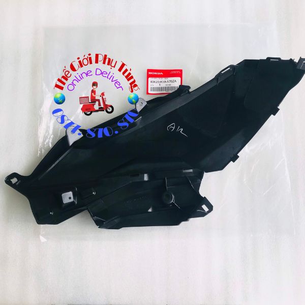 Nhựa nhám - Cốp Fi ốp gác chân Vario - Click 2018- 2021 Zin Honda Thái Lan - 83620-K59-A70ZA/ 83520-K59-A70ZA