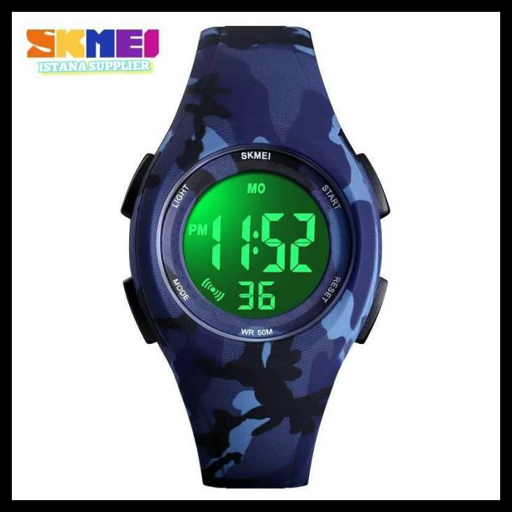 Đồng Hồ Điện Tử Skmei Chống Thấm Nước Màu Xanh Quân Đội | BigBuy360 - bigbuy360.vn