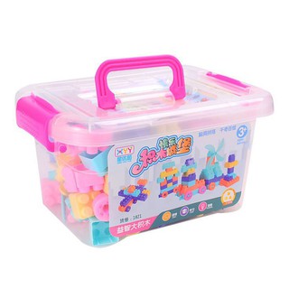Đồ chơi trẻ em bộ xếp hình 100 chi tiết sáng tạo tỉ mỉ cho bé
