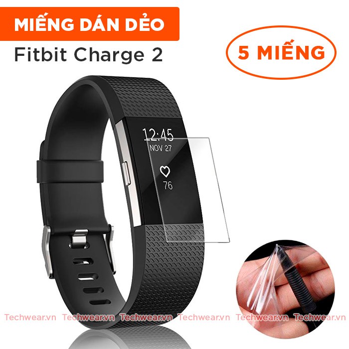 [Mã ELORDER5 giảm 10K đơn 20K] Miếng dán chống trầy cho đồng hồ Fitbit - combo 5 miếng