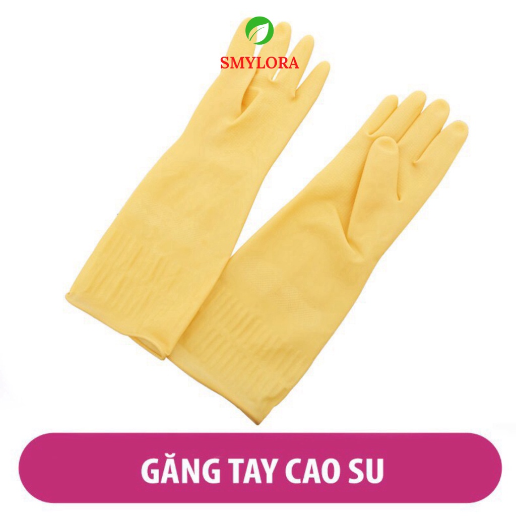 Găng Tay Rửa Chén Bát Cao Su, Tiện Dụng