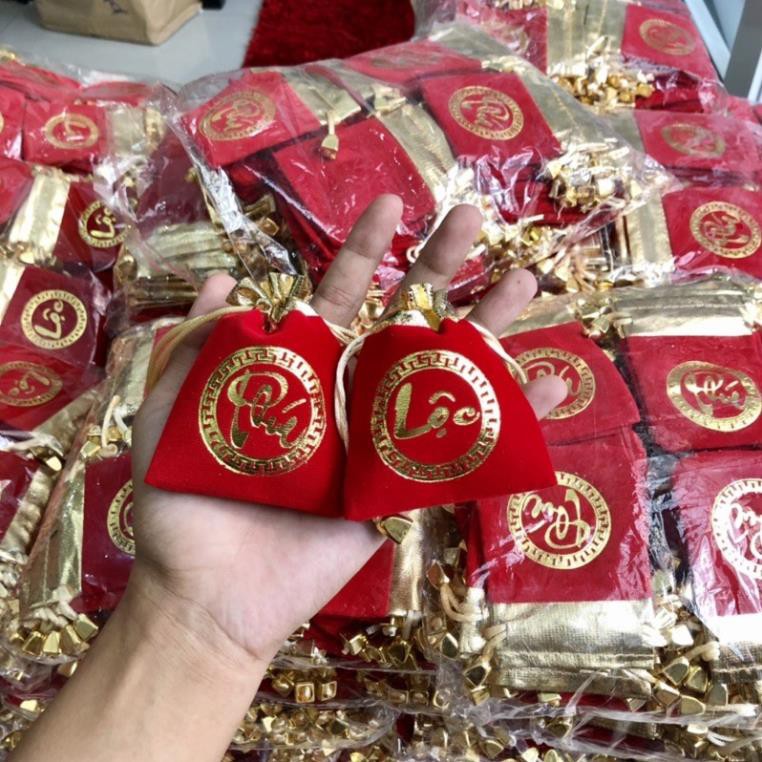 GIÁ SỐC - Đồng Xu Quan Âm Bồ Tát - Mặt Sau Đồng Xu Hình Cá Chép tặng kèm túigấm