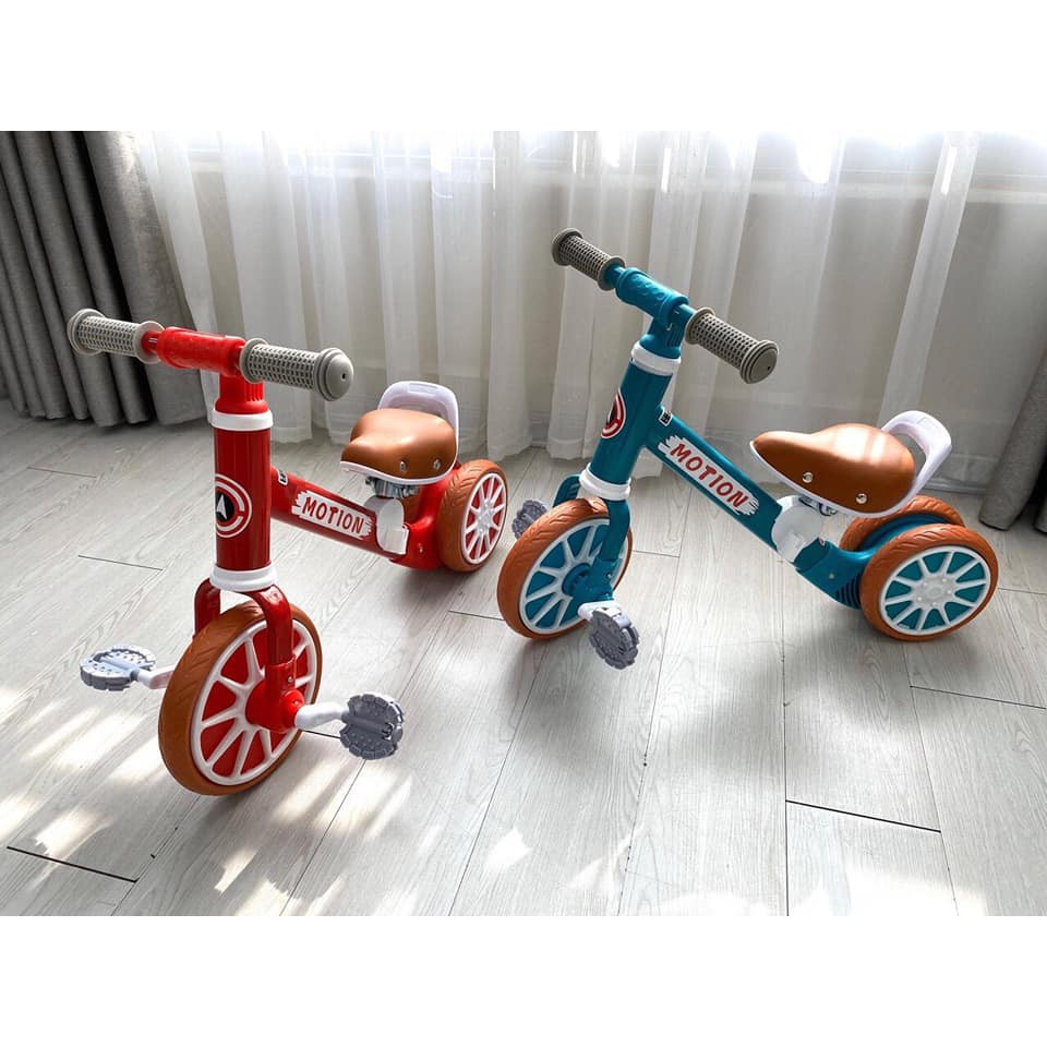 [BAO GIÁ SHOPEE] Xe đạp thăng bằng kết hợp xe chòi chân Motion \ ADCHIWANGZI màu đỏ