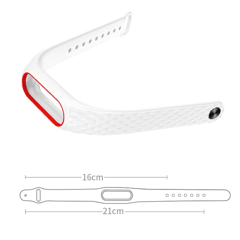 Vòng Đeo Tay Silicone Cho Xiaomi Miband 2