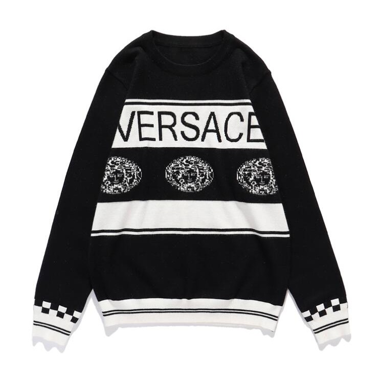 Áo Len Cổ Tròn Hiệu Versace Thời Trang Dành Cho Cả Nam Và Nữ