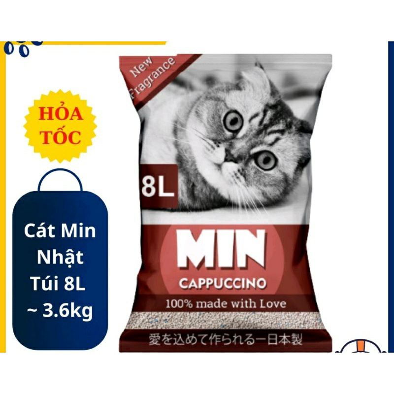 Cát mèo nhật MIN 8L