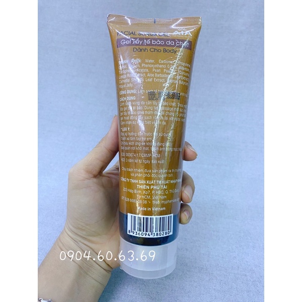 Gel Tẩy Tế Bào Chết Cà Phê Dành Cho Body AIA 250ml