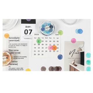 Cuộn sticker Dot nhiều màu sắc