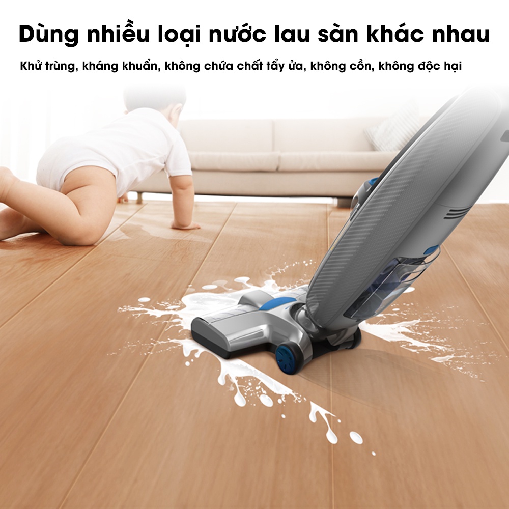 Máy hút bụi &amp; Lau nhà khô và ướt Jimmy HW8 Pro Khối lượng nhẹ 1.49kg