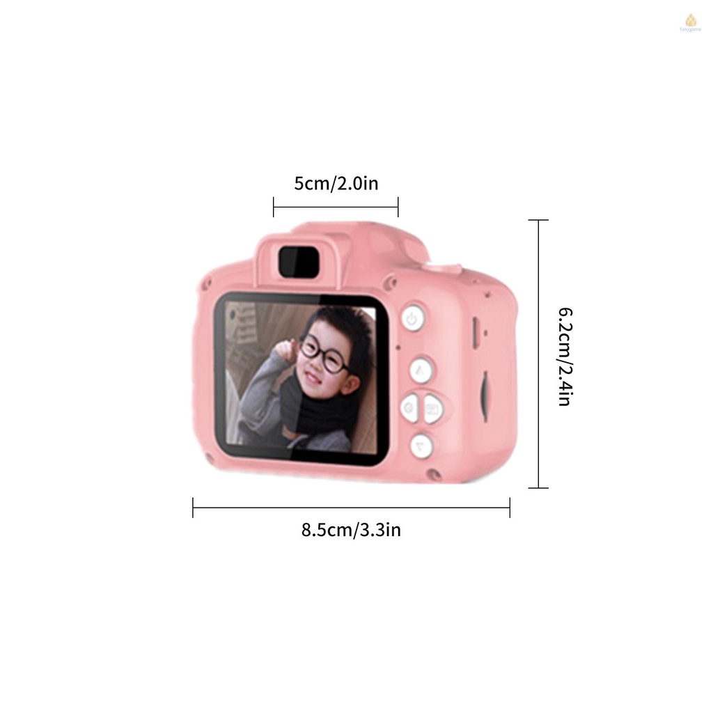 Máy ảnh kỹ thuật số dễ thương có thể sạc lại hỗ trợ chơi game màn hình 1.9 Inch 32G TF thẻ nhớ 3-10 cho trẻ em
 | BigBuy360 - bigbuy360.vn